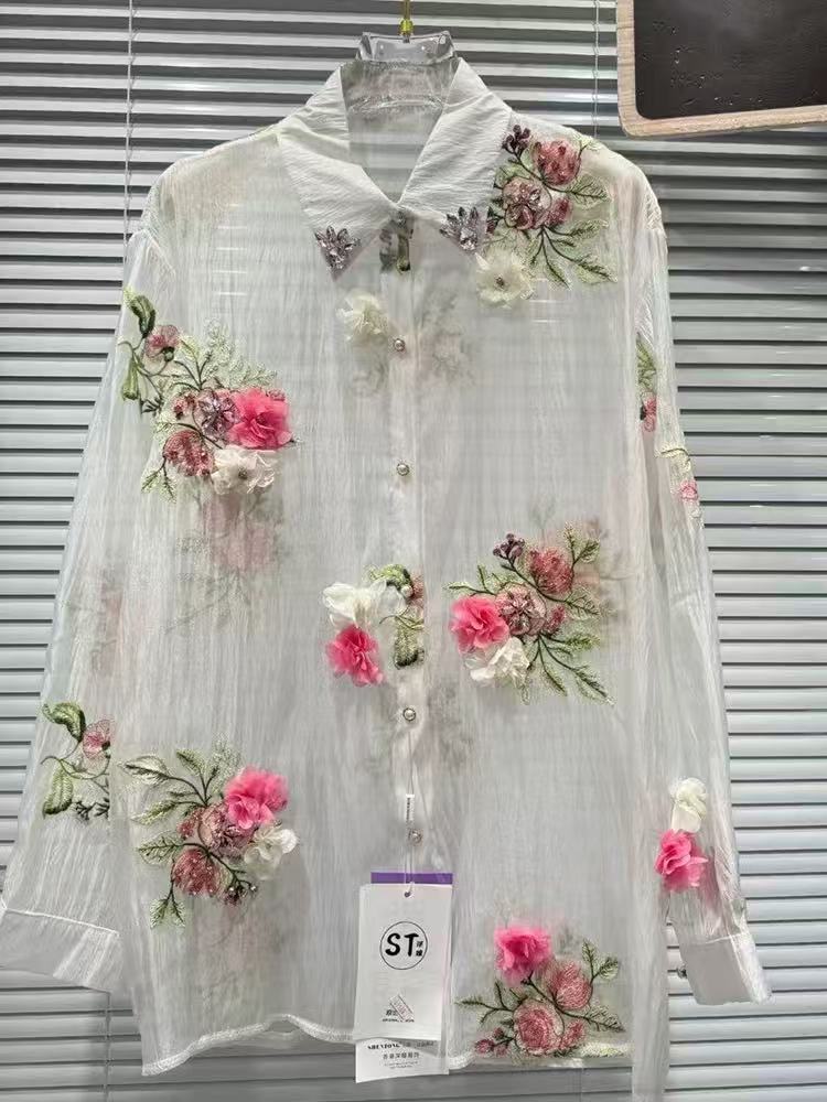 Luxury Style Flowers Embroider - Luxury Lifestyle Women recension och pris