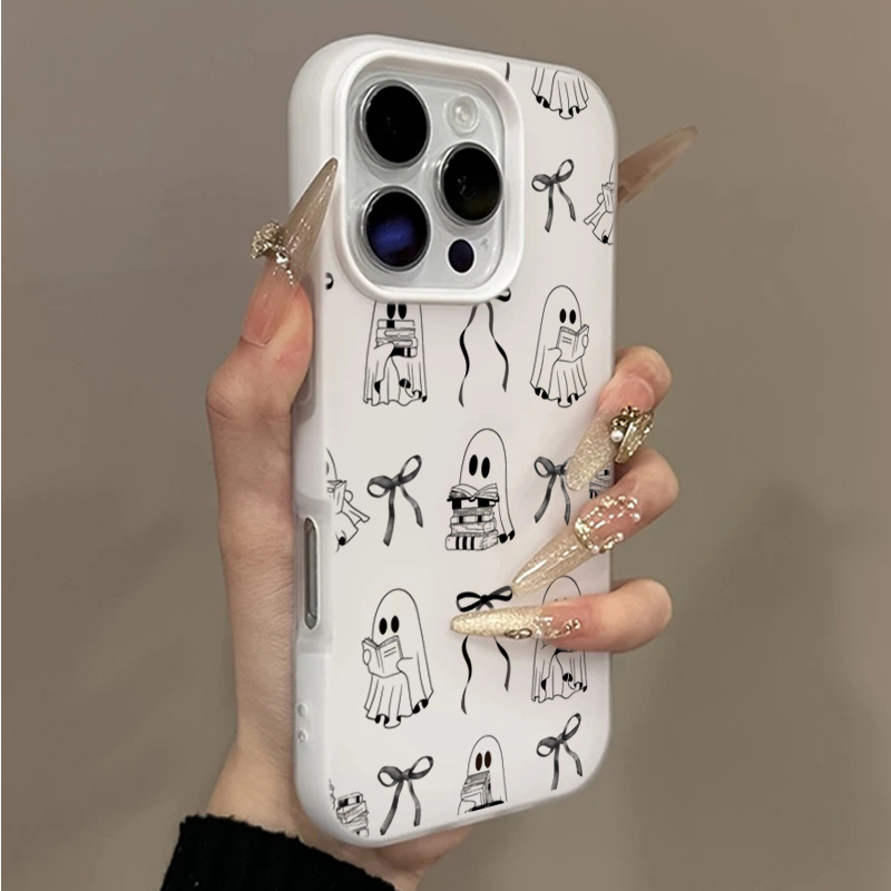 Cute Halloween Book Ghost Bow  - Apple Iphone 15 Pro Max recension och pris