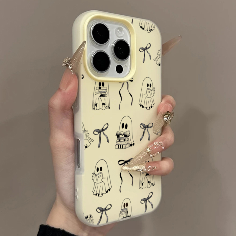 Cute Halloween Book Ghost Bow  - Apple Iphone 15 Pro Max recension och pris