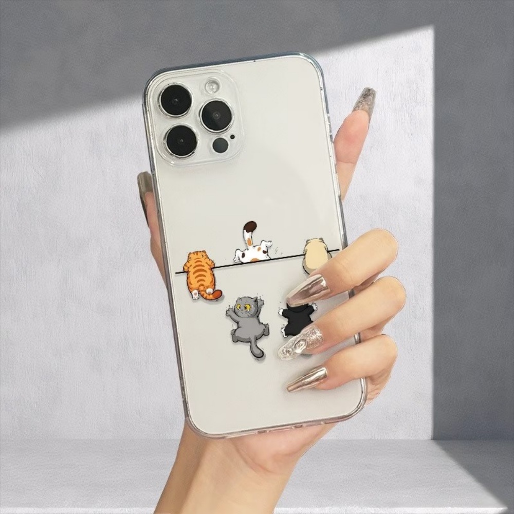 Five Cute Cat Pattern Phone Ca - Apple Iphone 15 Pro Max recension och pris