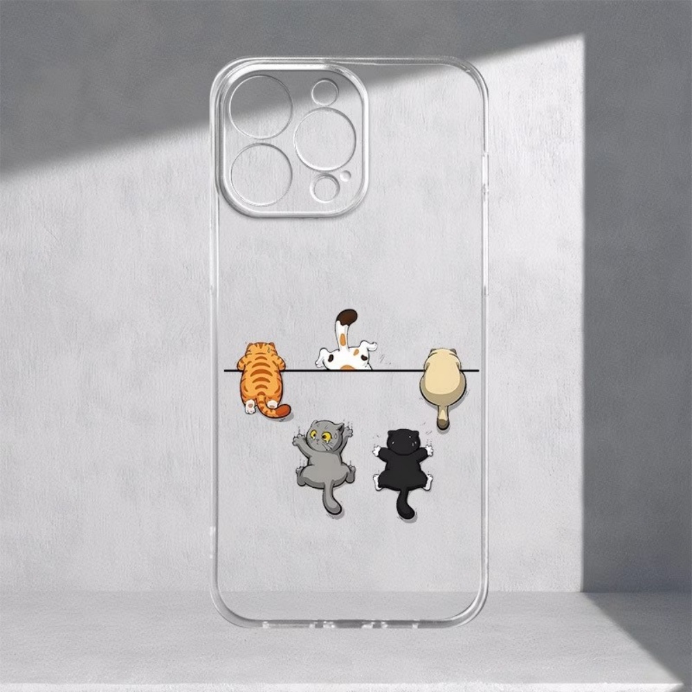 Five Cute Cat Pattern Phone Ca - Apple Iphone 15 Pro Max recension och pris