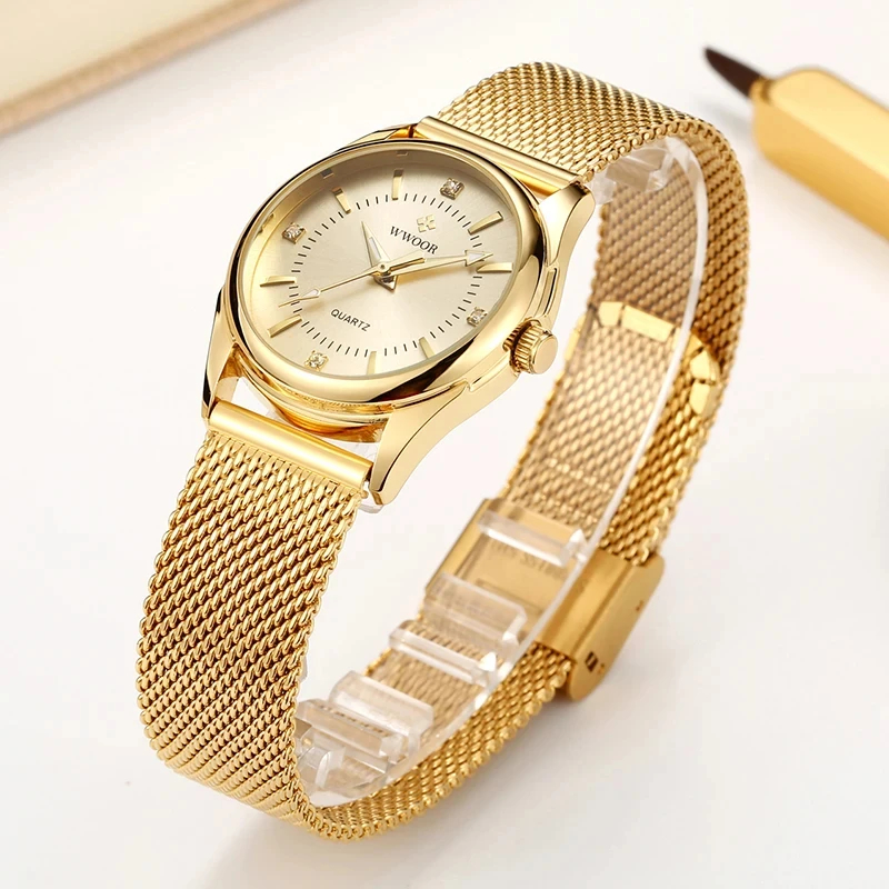 WWOOR Luxury Brand Dress Gold  - Luxury Lifestyle Women recension och pris